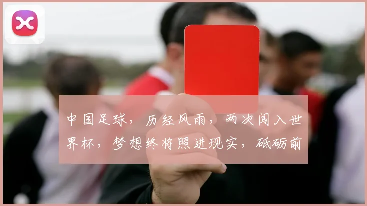 中国足球，历经风雨，两次闯入世界杯，梦想终将照进现实，砥砺前行